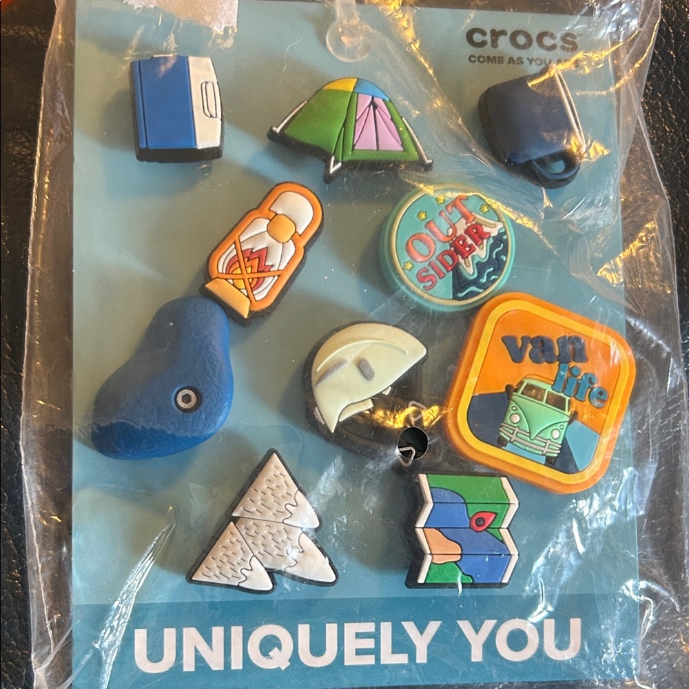 NEW CROCS Outdoor Adventure Jibbitz Shoe Charm Set of 10